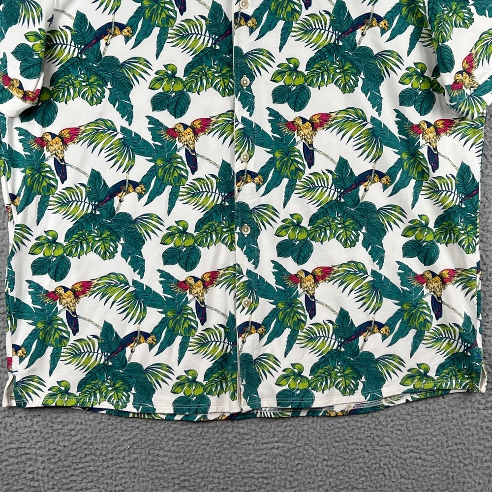 Tommy Bahama Island Zone Hawaiian Shirt Mens XL Parrot Bird Allover Print 37.5 - Picture 3 of 11